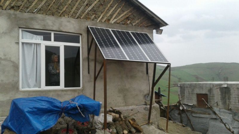 تابش خورشید، برق برخی روستاهای کشور را تامین میکند