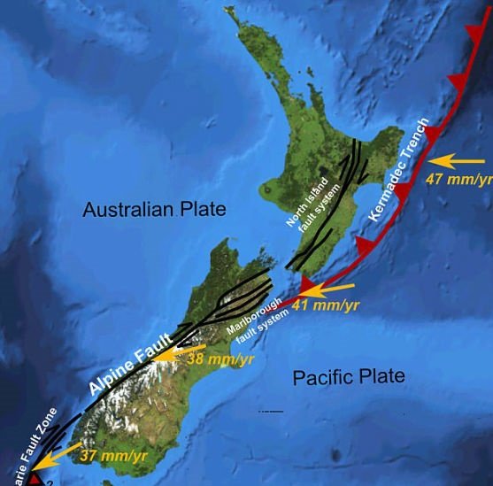 احتمال وقوع زلزله 9 ریشتری در نیوزیلند