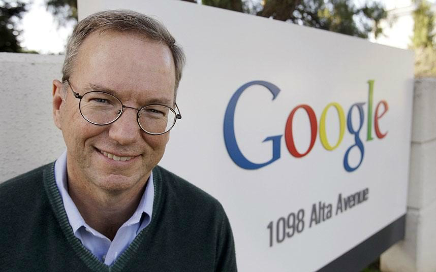 اریک اشمیت مدیرعامل پیشین گوگل معاون اجرایی آلفابت