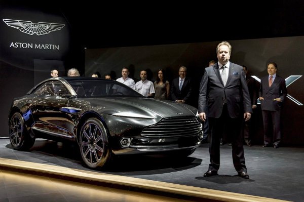 Aston Martin DBX crossover concept and Andi Palmer