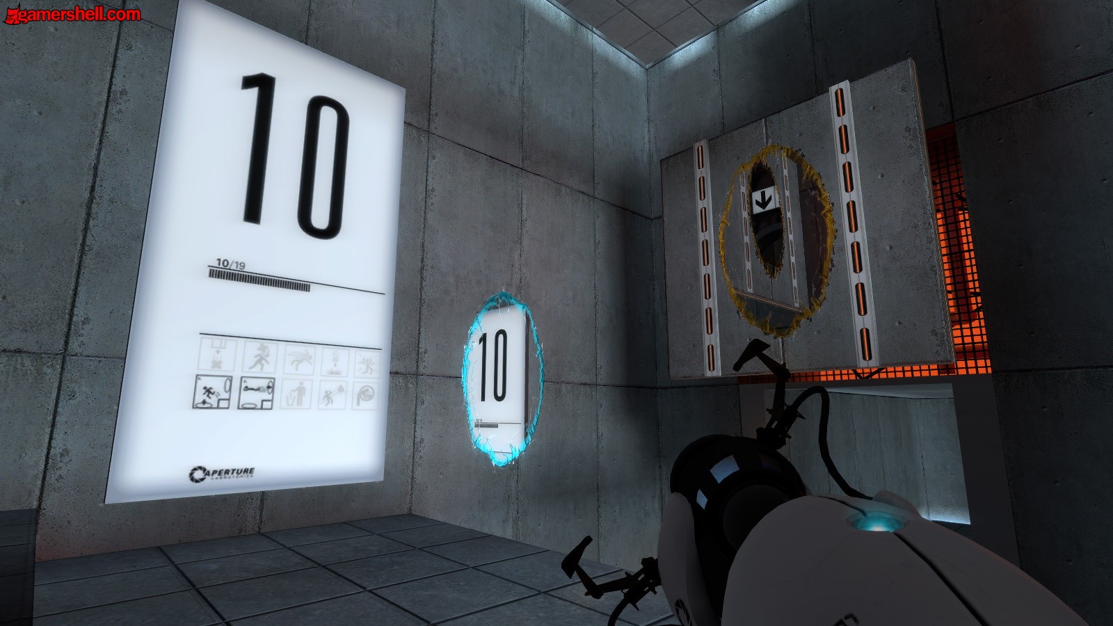 Half life portal. Half Life 1 портальная пушка. Half Life 2 портал. Portal 1 игра. Portal 2 Скриншоты из игры.