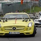 آزمایشات عجیب مرسدس بنز؛ SLS الکتریکی در جهنم سبز رویت شد