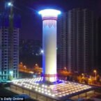 چین بزرگترین دستگاه تصفیه‌ هوای دنیا به ارتفاع ۱۰۰ متر را ساخت