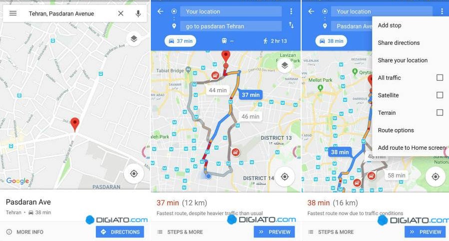 گوگل مپس آموزش google maps