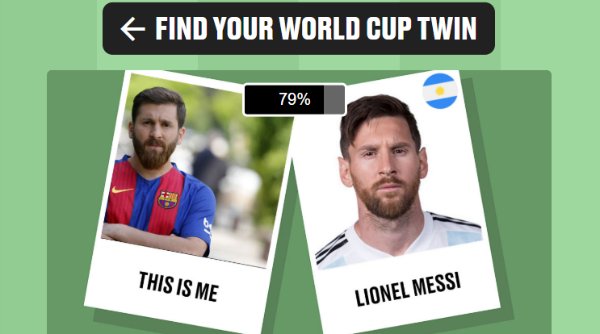 هوش مصنوعی شبیه ترین بازیکن حاضر در جام جهانی به شما را مشخص می کند