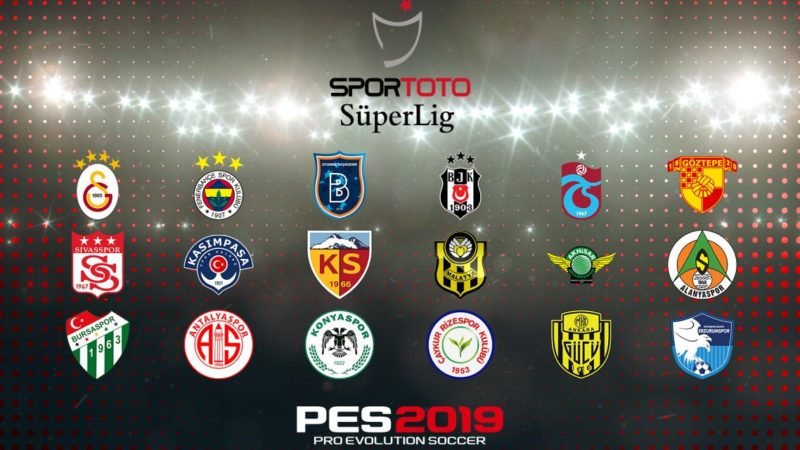 سوپر لیگ ترکیه و چند تیم دیگر به PES 2019 اضافه شدند؛ اینجا ببینید
