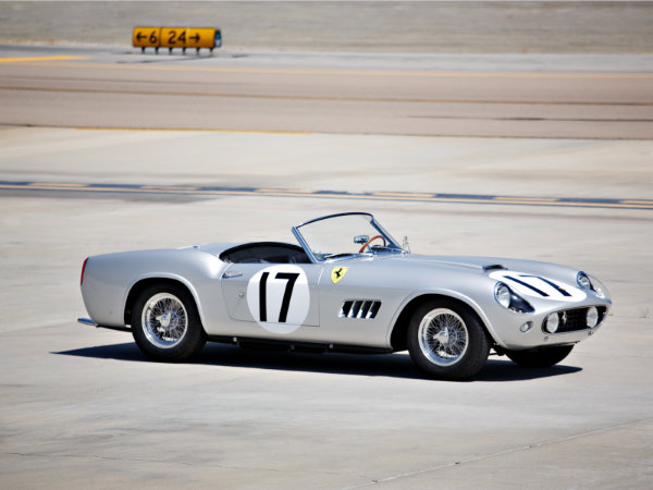 14. فراری 250 GT LWB California Spider Competizione مدل 1959 – فروخته شده به قیمت 18.15 میلیون دلار توسط حراجی Gooding & Company در سال 2015