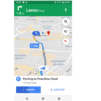 گوگل مپس در حین حرکت می‌تواند به شما جای پارک پیشنهاد دهد