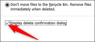 تغییر تنظیمات Recycle Bin