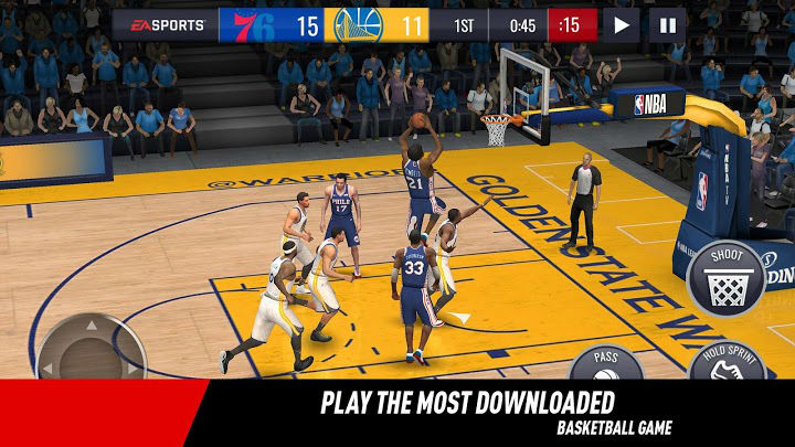بازی آنلاین NBA LIVE Mobile Basketball