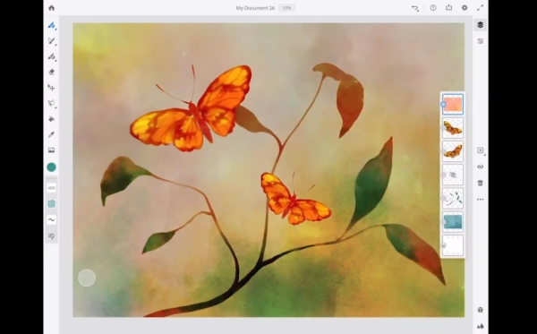 اپلیکیشن طراحی جدید ادوبی برای آیپد با نام Fresco منتشر می‌شود