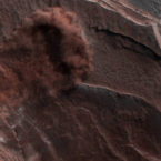 ناسا عکسی از وقوع بهمن در مریخ منتشر کرد