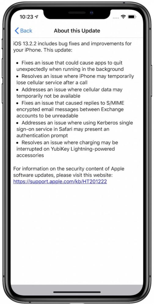 آپدیت iOS 13.2.2 برای رفع مشکل مولتی تسکینگ آیفون ها منتشر شد