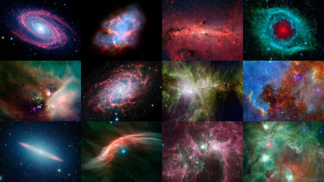 برخی تصاویر گرفته شده توسط تلسکوپ فضایی اسپیتزر