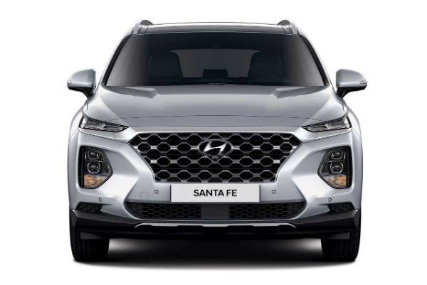 New Hyundai Santa Fe 2019 Silver Studio Front