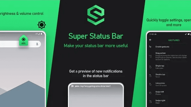 معرفی اپ Super Status Bar؛ نوار وضعیت اندروید در کنترل کامل شما