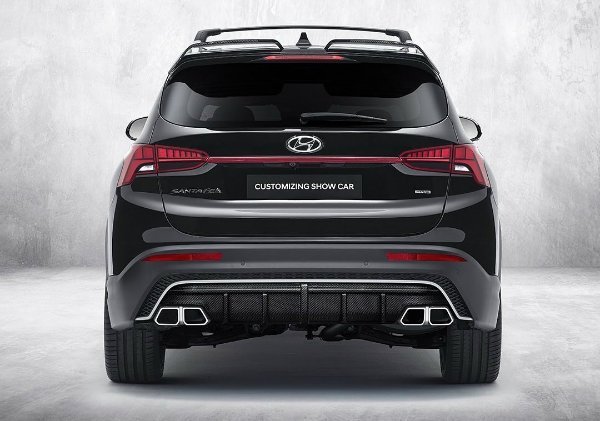 2021 Hyundai Santa Fe N Performance pack rear bumper