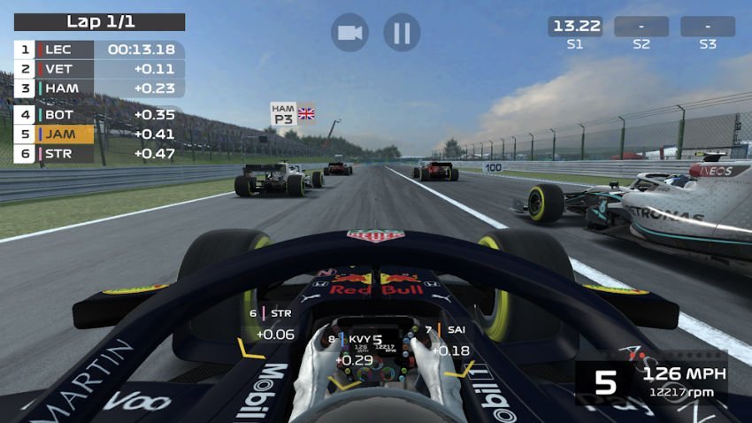 بازی ماشینی F1 Mobile Racing