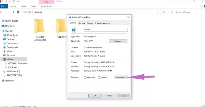 قفل کردن فایل در ویندوز ۱۰