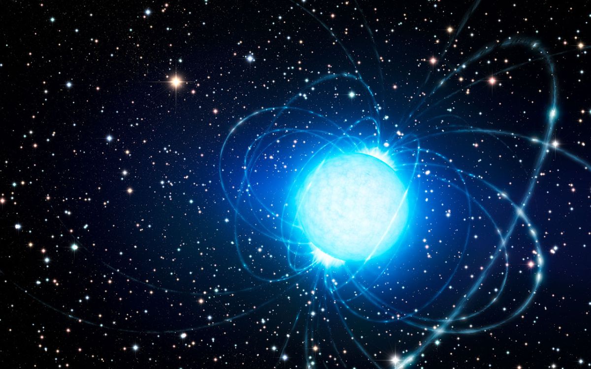 اولین مغنااختر در کهکشانی دیگر نقاب از رخ برکشید: ستاره‌ای که می‌لرزد