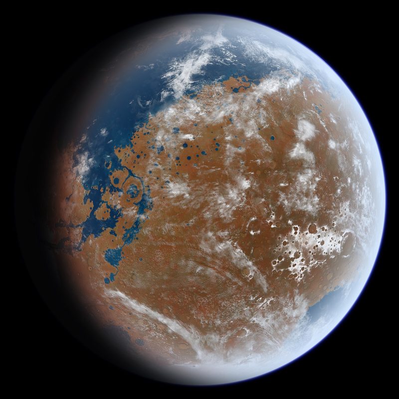 پژوهشگران از نقش احتمالی ابرهای مریخ در شکل‌گیری آب مایع روی سیاره سرخ می‌گویند