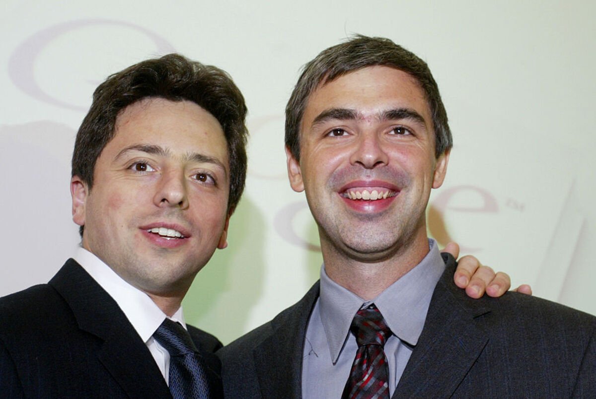    Larry Page Sergey Brin 