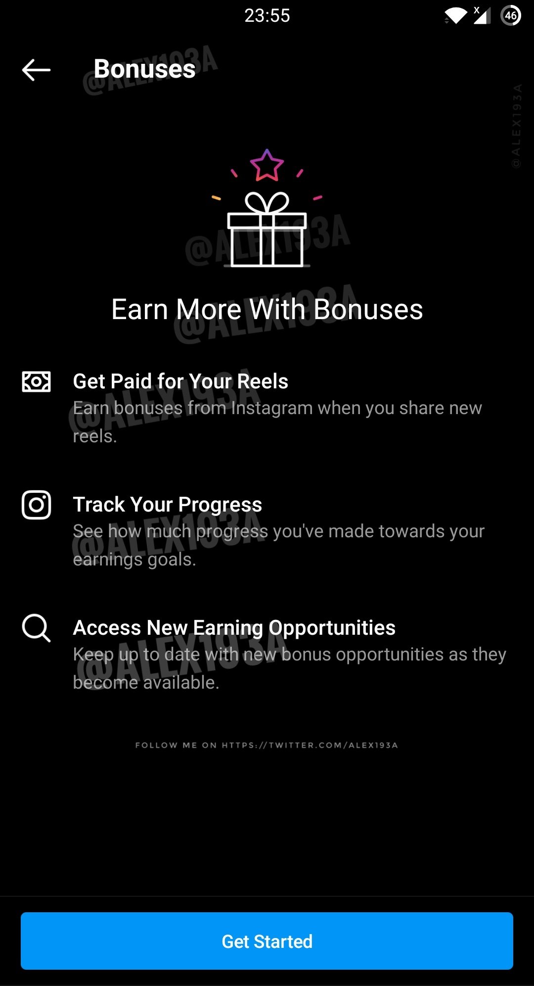 اینستاگرام روی قابلیت Bonuses برای کسب درآمد از ویدیوهای Reels کار می‌کند