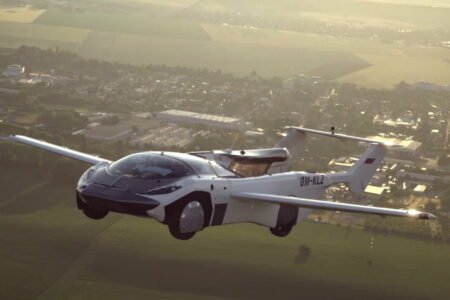 خودروی پرنده AirCar اولین پرواز بین شهری خود را با موفقیت انجام داد [تماشا کنید]