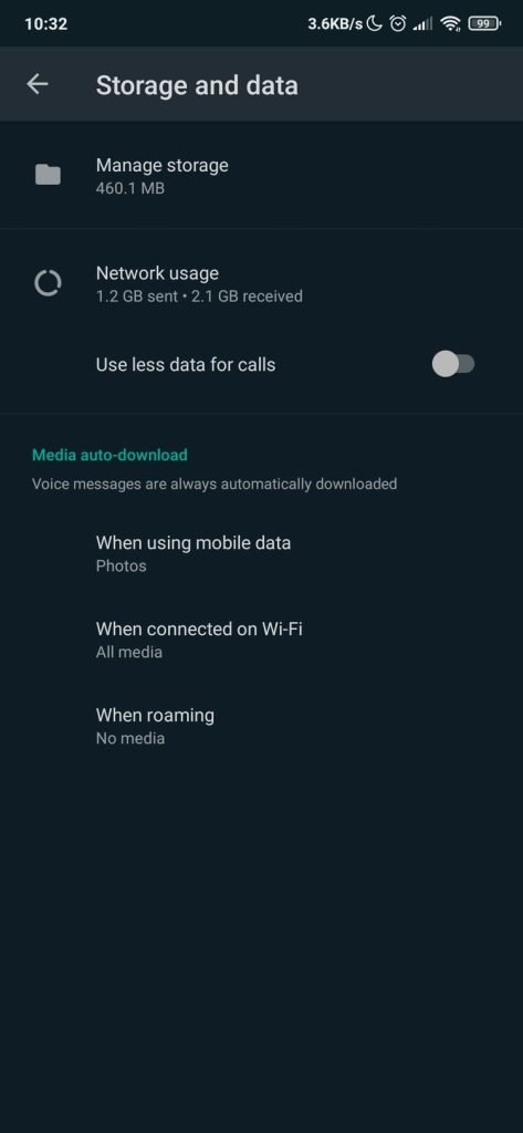 01 check whatsapp data usage سه ترفند مصرف کاهش اینترنت واتس‌اپ