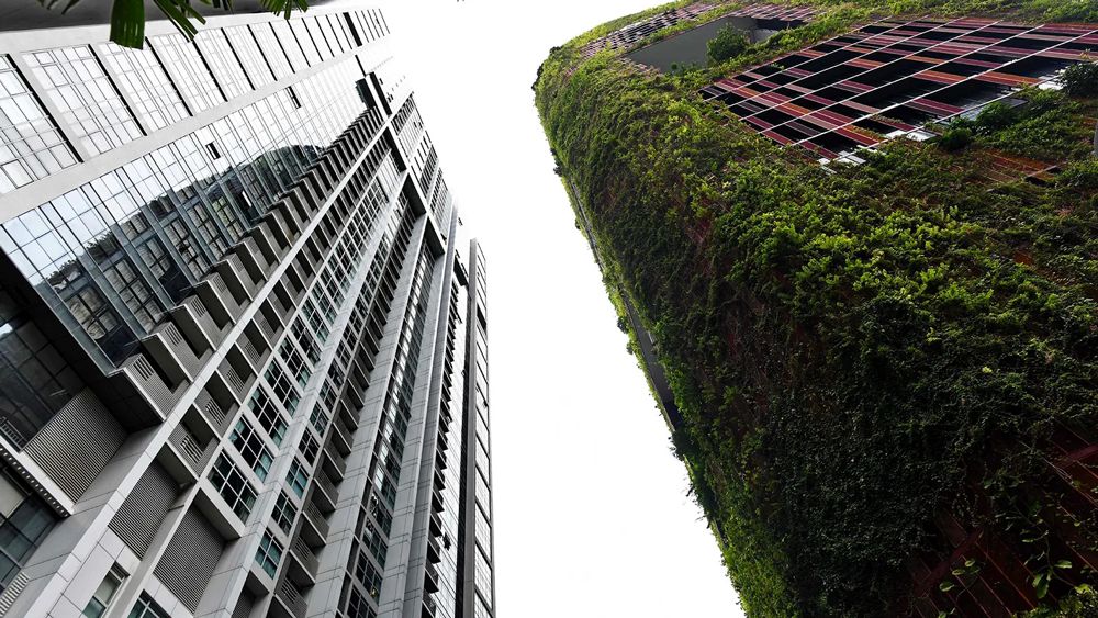ساختمان سبز در سنگاپور