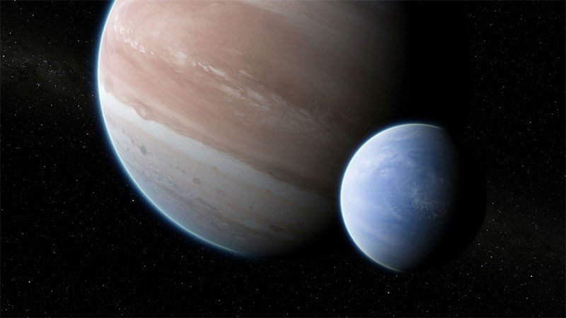 منجمان قمر غول‌پیکری به اندازه سیاره نپتون در منظومه‌ای فراخورشیدی کشف کردند