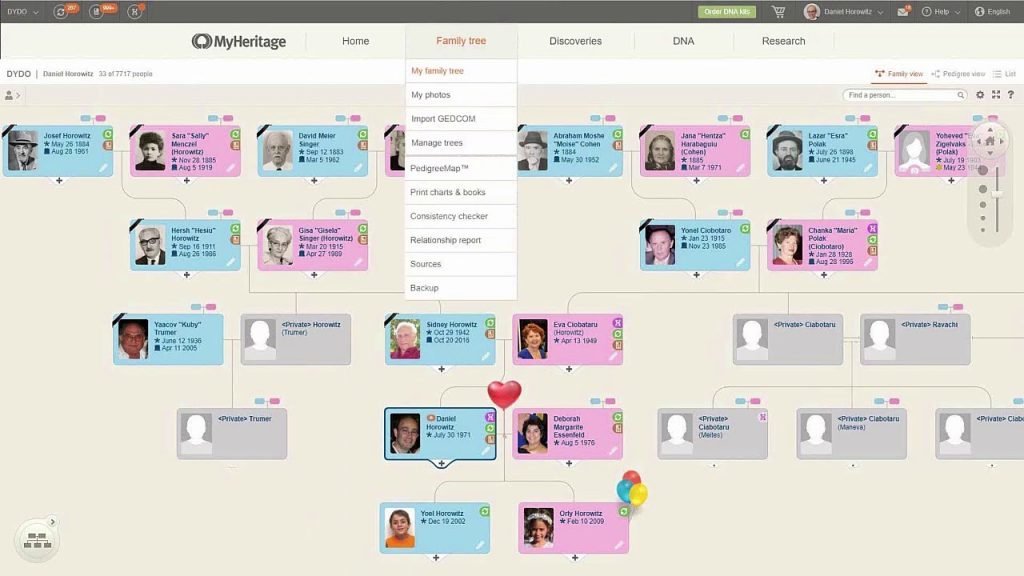 اپلیکیشن MyHeritage