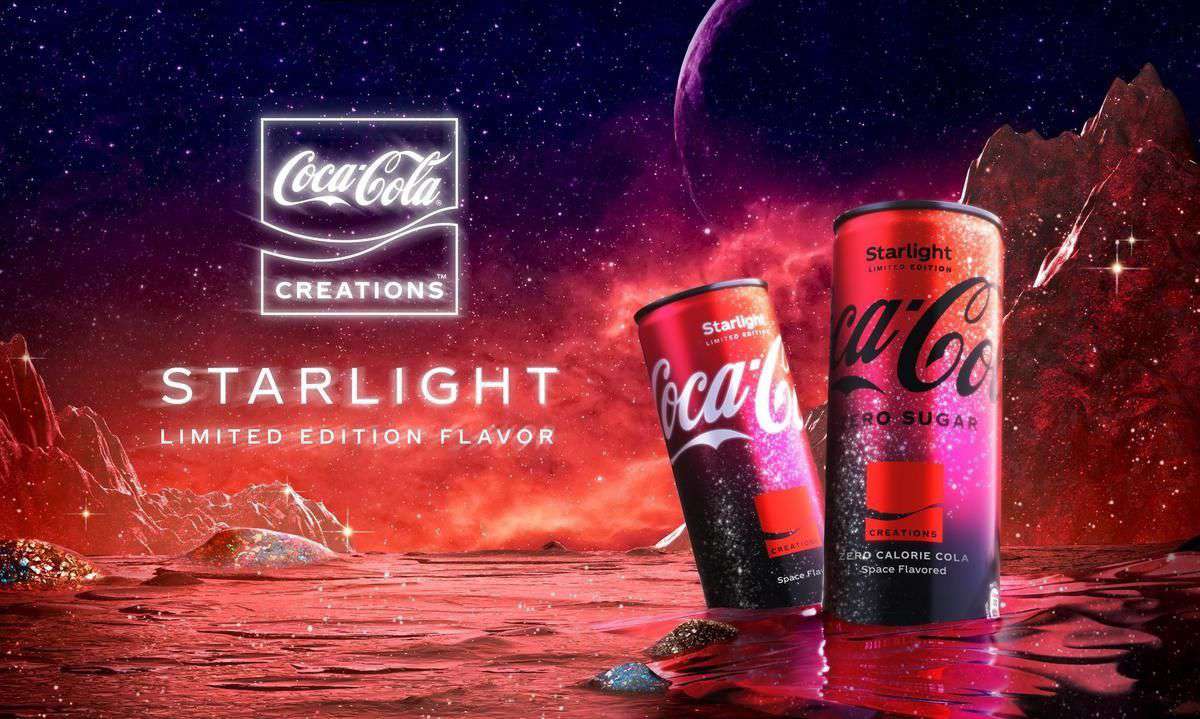 کوکاکولا از طعم جدید «استارلایت» رونمایی کرد؛ الهام گرفته از فضا
