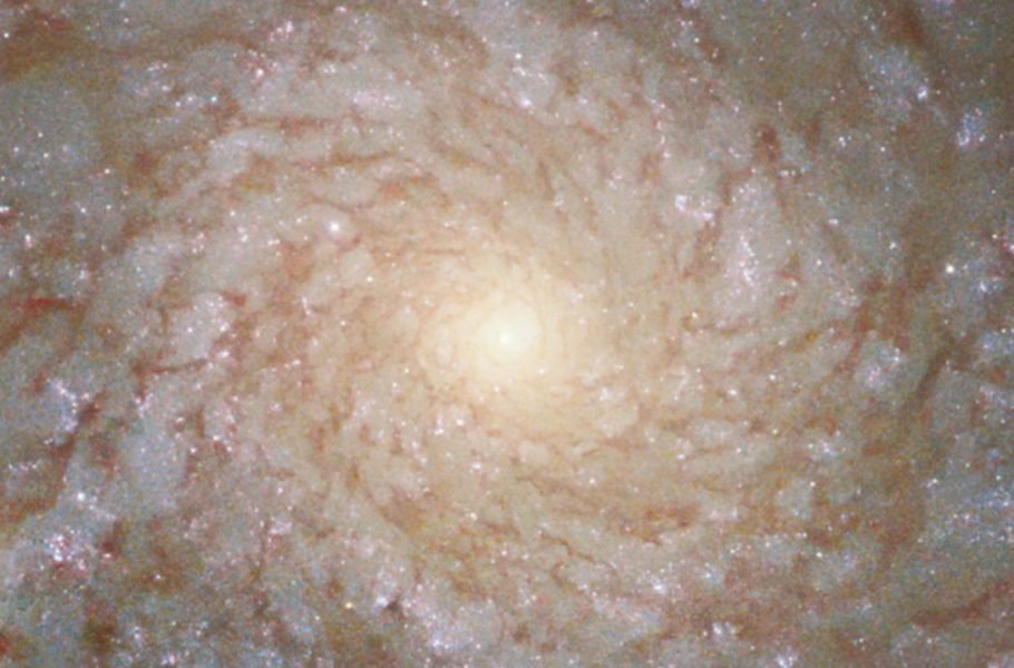 تصویری از کهکشان NGC4571 با تلسکوپ هابل