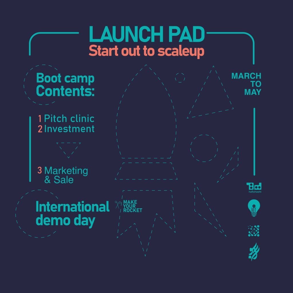 آغاز ثبت‌نام بوت کمپ سرمایه‌گذاری بین‌المللی سکوی پرتاب (Launch Pad)، استارتاپ های ایرانی در آنسوی مرزها