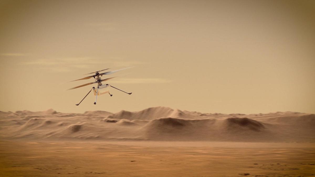 هلیکوپتر نبوغ ناسا بیست و سومین پرواز موفق خود را انجام داد