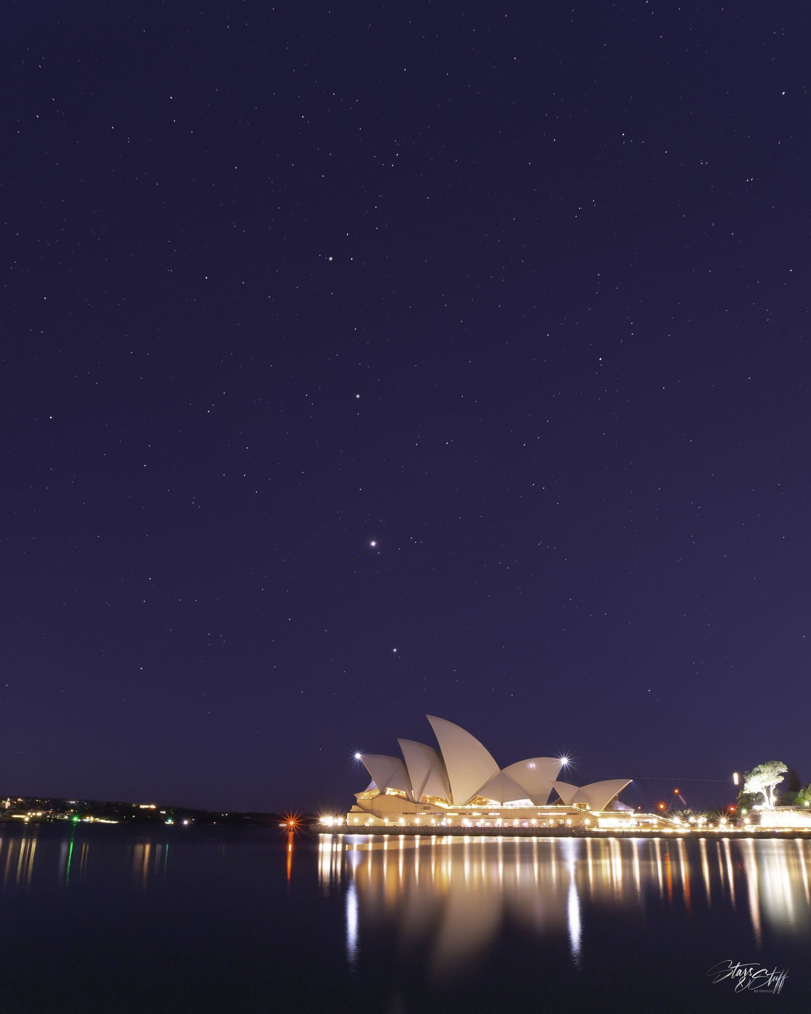 تصویر روز ناسا: سیارات منظومه شمسی بر فراز سالن اپرای سیدنی
