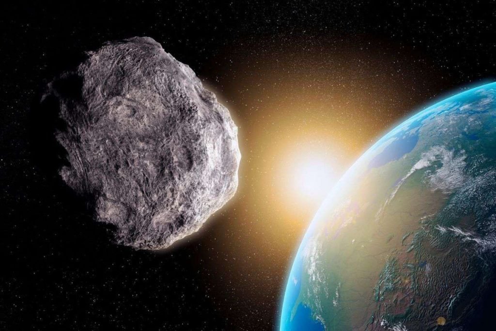 سیارکی در راه رسیدن به زمین