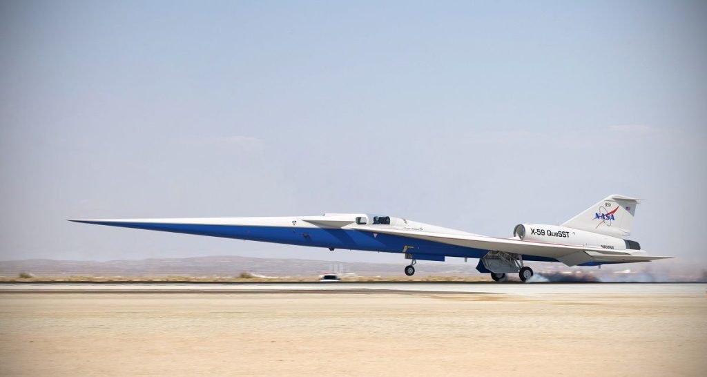 nasa x 59 supersonic aircraft jet 1 قطب آی تی