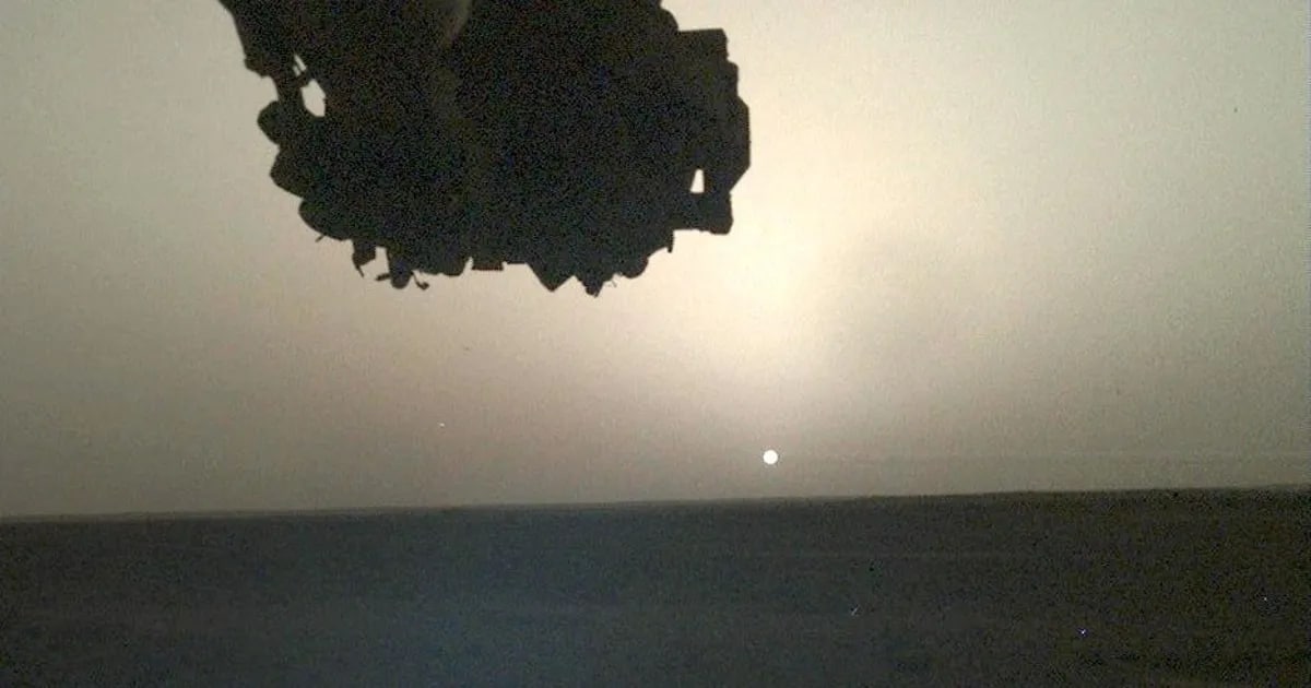 طلوع خورشید در سیاره سرخ از نگاه مریخ‌نشین InSight ناسا