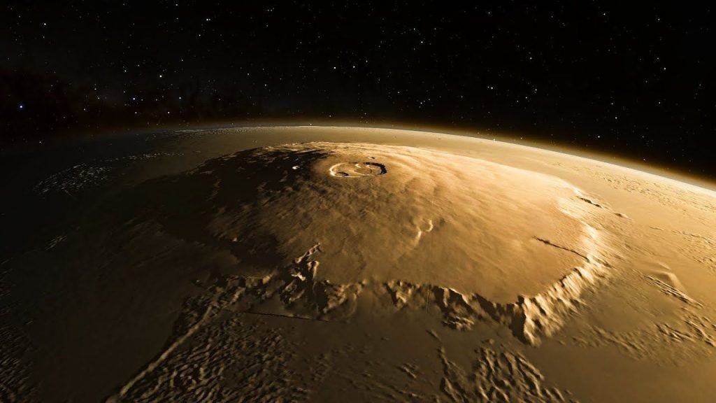 زمین لرزه در کوه المپوس مریخ زلزله در مریخ