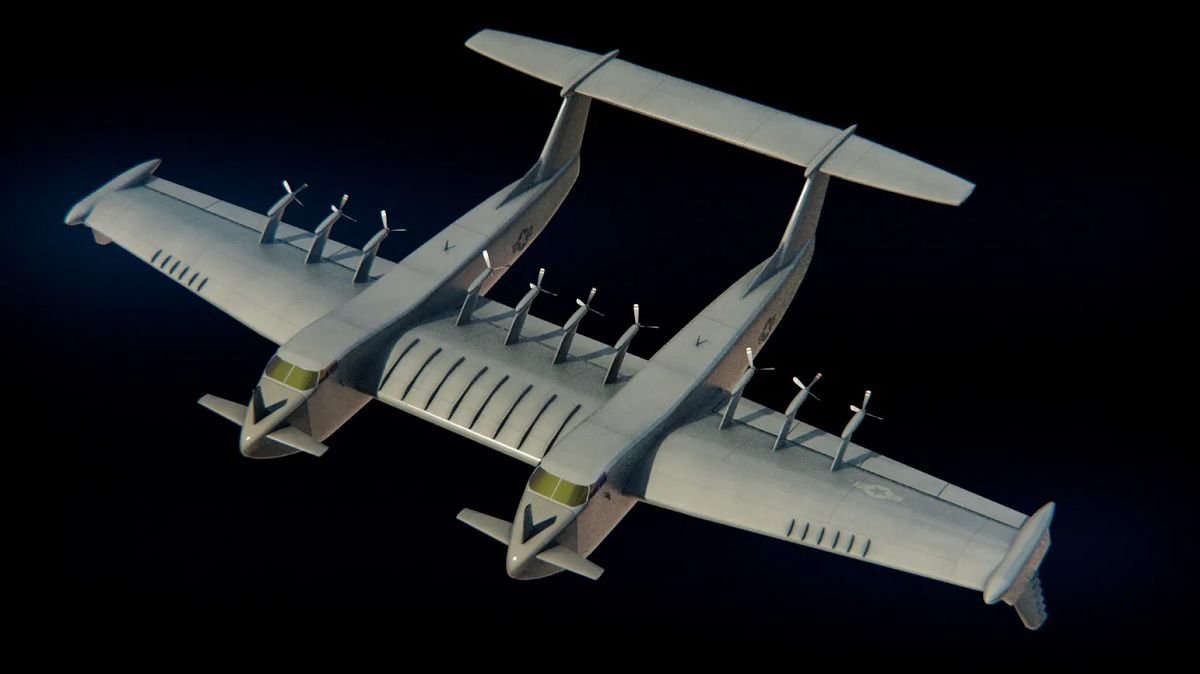 دارپا از طرح مفهومی یک هواپیمای آب‌نشین نظامی غول‌پیکر رونمایی کرد
