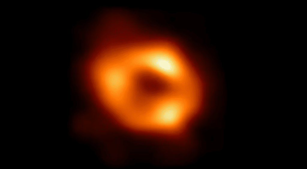 تصویر سیاهچاله مرکزی کهکشان راه شیری