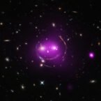 تصویر روز ناسا: لبخند ماده تاریک در ۴.۶ میلیارد سال نوری دورتر از ما
