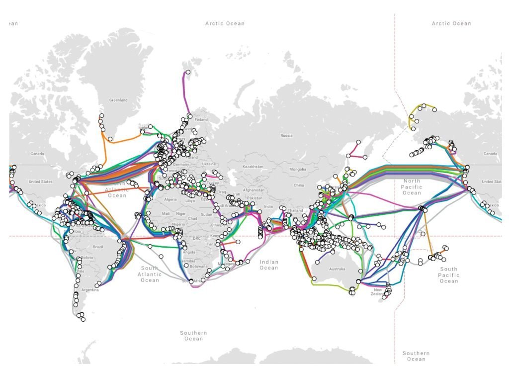 استفاده از کابل‌های زیردریایی اینترنت به عنوان لرزه‌نگار
