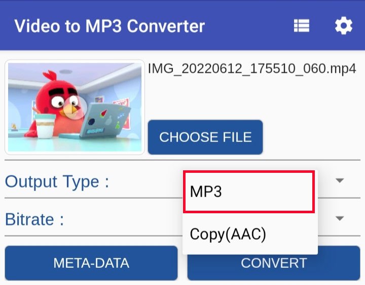 برنامه Video to MP3 Converter