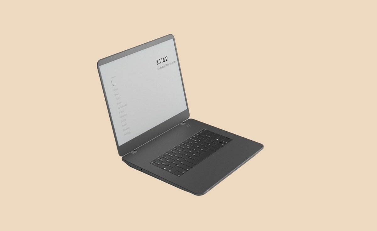 اولین لپ تاپ جهان با نمایشگر E-Paper [تماشا کنید]