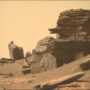 مریخ‌نورد ناسا تصویر شگفت‌انگیزی از صخره‌های مریخ به اشتراک گذاشت