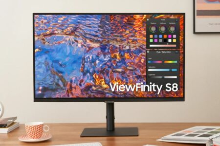 مانیتور 4K سامسونگ ViewFinity S8 برای تولیدکنندگان محتوا معرفی شد