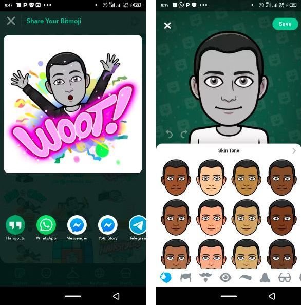 برنامه Bitmoji